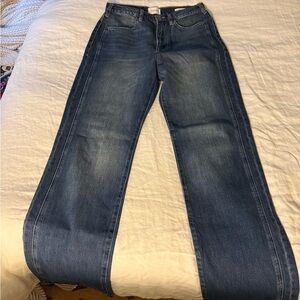 Frame Denim Women's Straight Leg Jeans in Blue